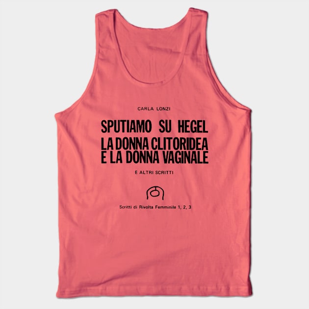 Manifesto di Rivolta Femminile / Feminist Revolt Manifesto Tank Top by CultOfRomance